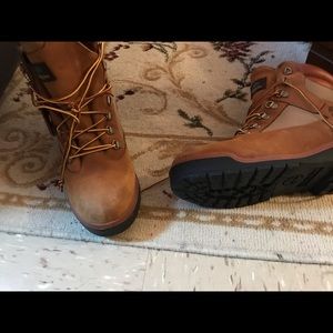 Timberlands field boots 6in tan
